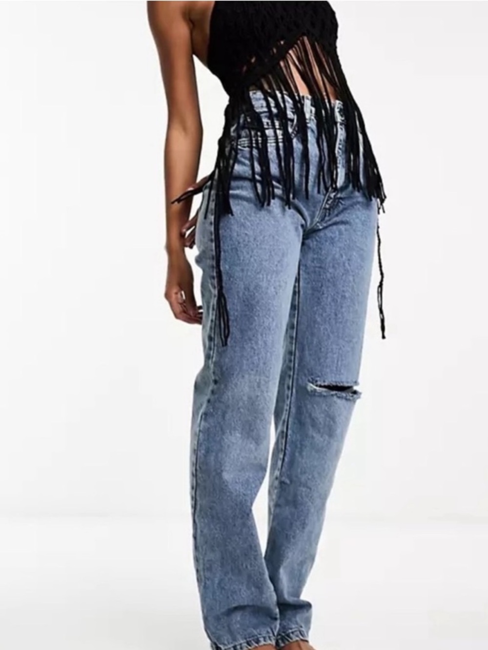Cotton On Women’s Light Blue straight leg Jeans sz 6 NWT
